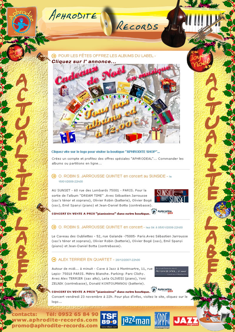 NEWSLETTER ACTU